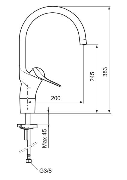 FM Mattsson køkkenarmatur 9000E II m/koldstart og Ecoflow FM Mattsson køkkenarmatur 9000E II m/koldstart og Ecoflow