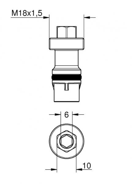 Service stopperepasser til Grohtherm SmartControl og SmartControl termostatsæt 2 stk