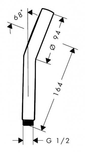 hansgrohe Activera Select S håndbruser 95 2jet m/Ecosmart - Krom