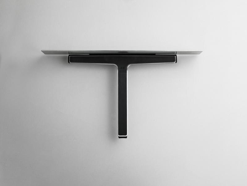 Unidrain ReFrame sæbehylde med bruseskraber - Børstet stål Unidrain ReFrame sæbehylde med bruseskraber - Børstet stål