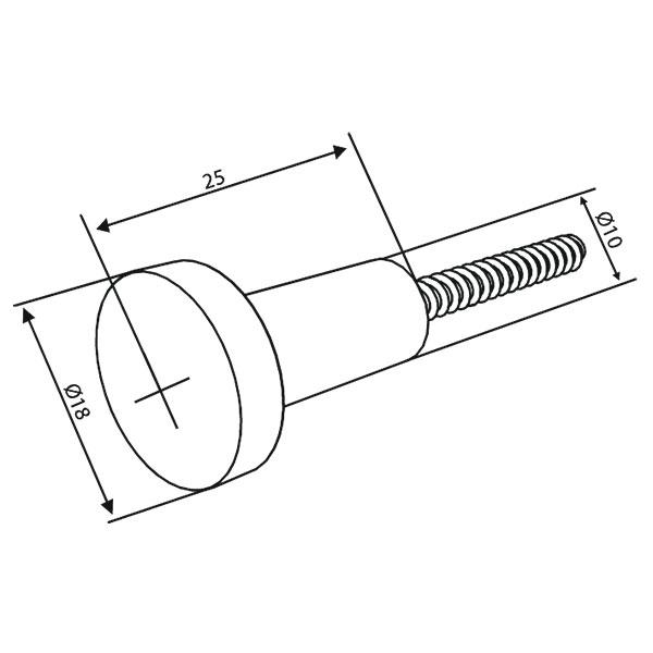 Damixa Zen håndklædekrog 2 stk. - Børstet messing