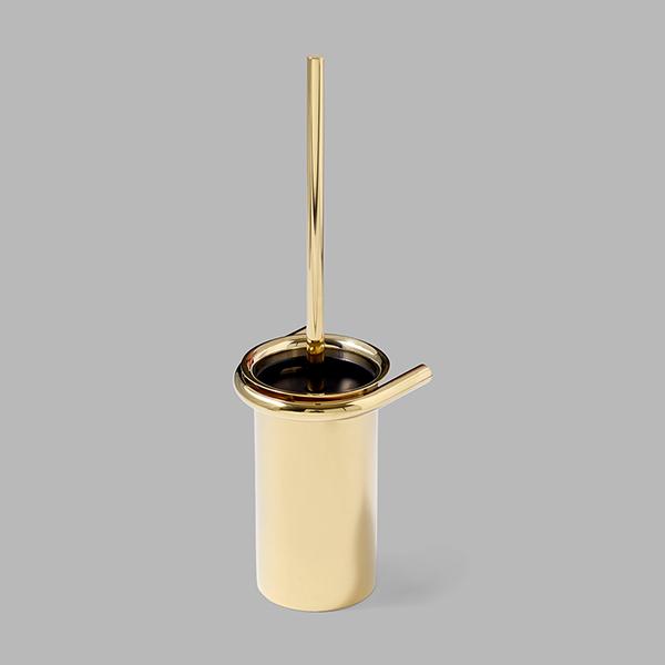 d line toiletbørsteholder - Børstet messing d line toiletbørsteholder - Børstet messing