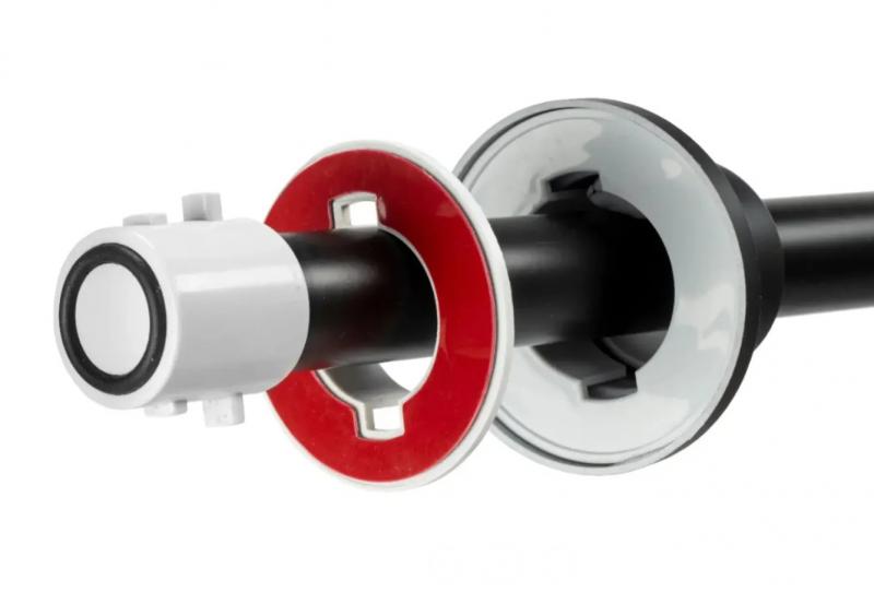 Hefe badeforhængsstang - max 229 cm - Sort Hefe badeforhængsstang - max 229 cm - Sort