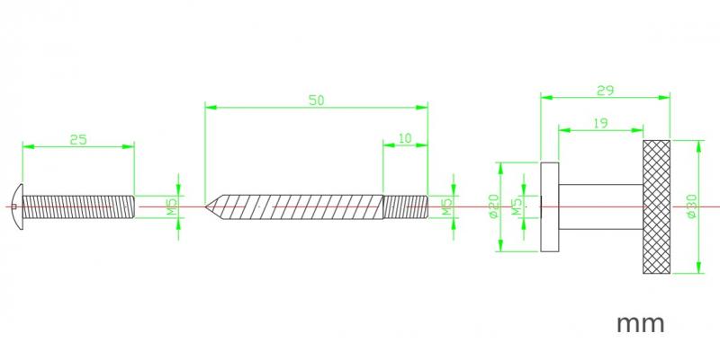 Cassøe Crystal Cut knopgreb eller krog - Børstet kobber