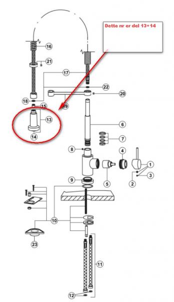 Blanco spulehoved til master-s semipro - Krom (514246)