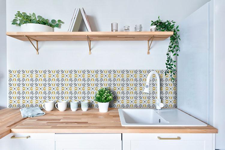 D-C-fix selvklæbende fliser til væg - Cubia gold D-C-fix selvklæbende fliser til væg - Cubia gold