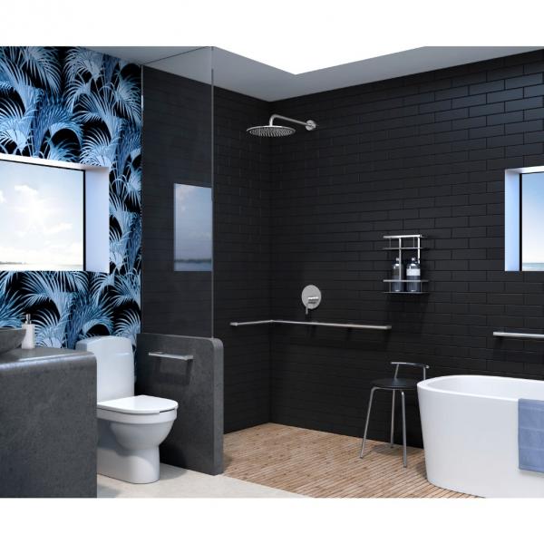 Smedbo Living greb til hjørne - Krom Smedbo Living greb til hjørne - Krom