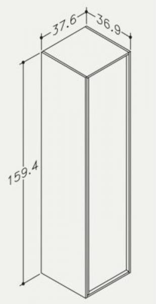 Strømberg Skara højskab - Lys eg