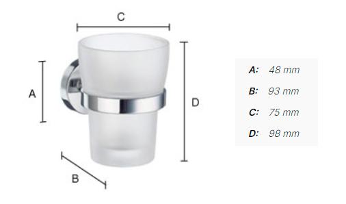 Smedbo Home tilbehørspakke til bad t/væg - Krom Smedbo Home tilbehørspakke til bad t/væg - Krom