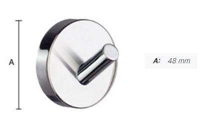 Smedbo Home krog - Børstet messing Smedbo Home krog - Børstet messing