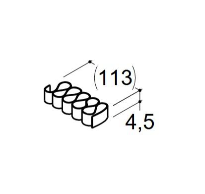 Dansani Luna fleksibel rumdeler til skuffe