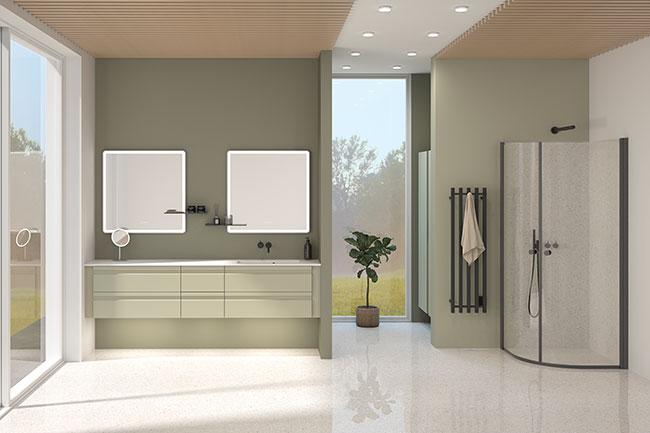 Dansani Luna 200 møbelpakke m/Minore håndvask - Valgfri farve Dansani Luna 200 møbelpakke m/Minore håndvask - Valgfri farve