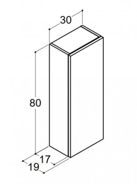 Dansani Luna Urban overskab - Venstrehængslet - Natur eg