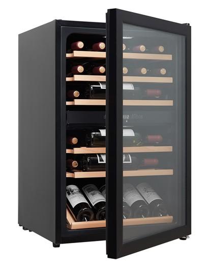 Cavin Polar Collection 51 fritstående vinkøleskab m/2 zoner - Sort Cavin Polar Collection 51 fritstående vinkøleskab m/2 zoner - Sort