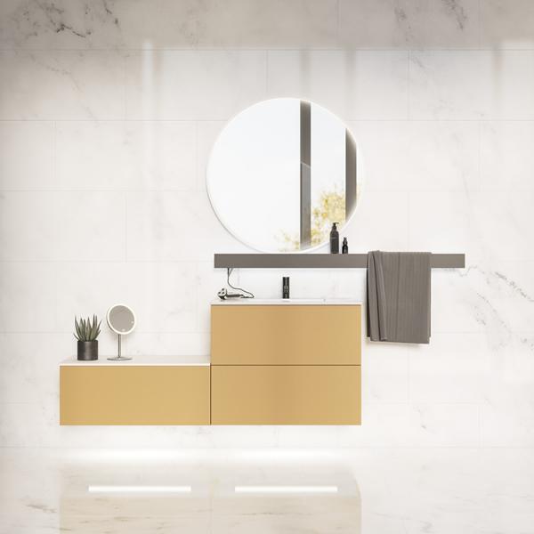 Dansani Illumi hylde 80 cm m/elstik, USB stik, trådløs lysstyring - Mat sort Dansani Illumi hylde 80 cm m/elstik, USB stik, trådløs lysstyring - Mat sort