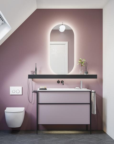 Dansani Illumi hylde 140 cm m/elstik, USB stik, trådløs lysstyring - Mat sort Dansani Illumi hylde 140 cm m/elstik, USB stik, trådløs lysstyring - Mat sort