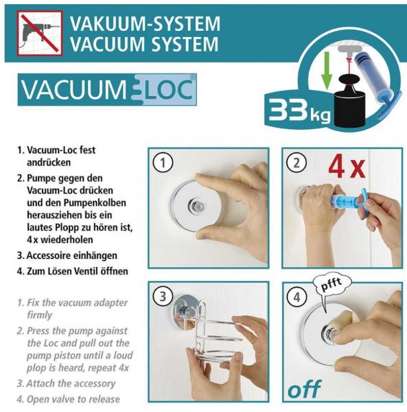 Wenko brusehylde - Mat sort - Skruefri Wenko brusehylde - Mat sort - Skruefri