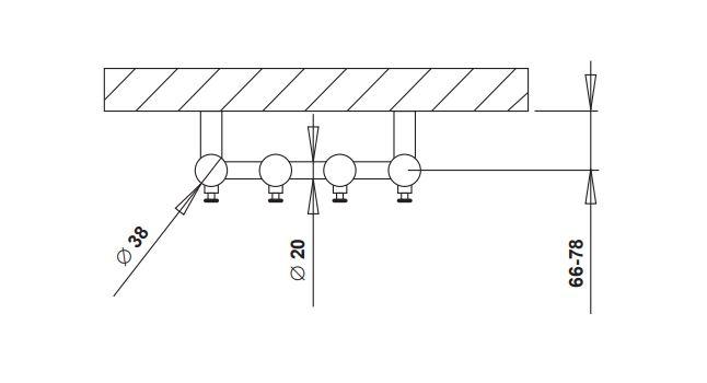 Strømberg Regus håndklædetørrer - 26,6x95 cm - Hvid Strømberg Regus håndklædetørrer - 26,6x95 cm - Hvid