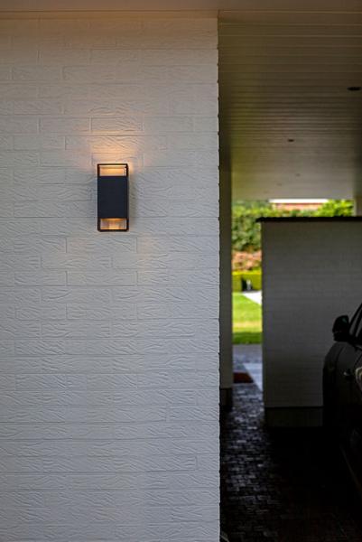 Lutec Architectural Ridge udendørslampe til væg Lutec Architectural Ridge udendørslampe til væg