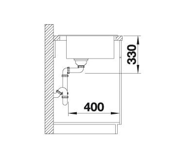 Blanco Naya 6 UX køkkenvask - Soft white Blanco Naya 6 UX køkkenvask - Soft white