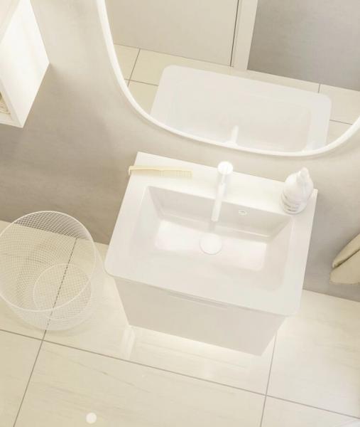 Dansani Mini Larghetto 52 håndvask t/møbel - 1 hanehul