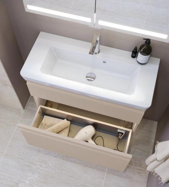 Dansani Mini Larghetto 82 håndvask t/møbel - 1 hanehul Dansani Mini Larghetto 82 håndvask t/møbel - 1 hanehul