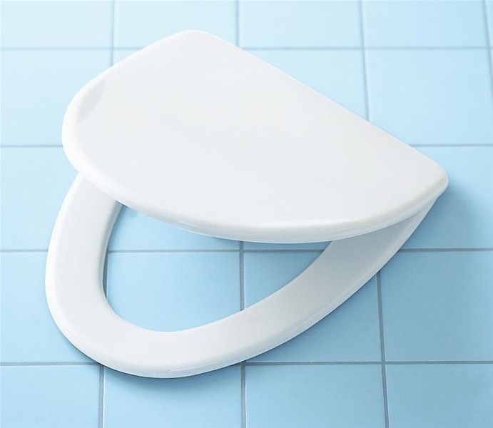 Ifö Cera toiletsæde i plast - hvid blødt