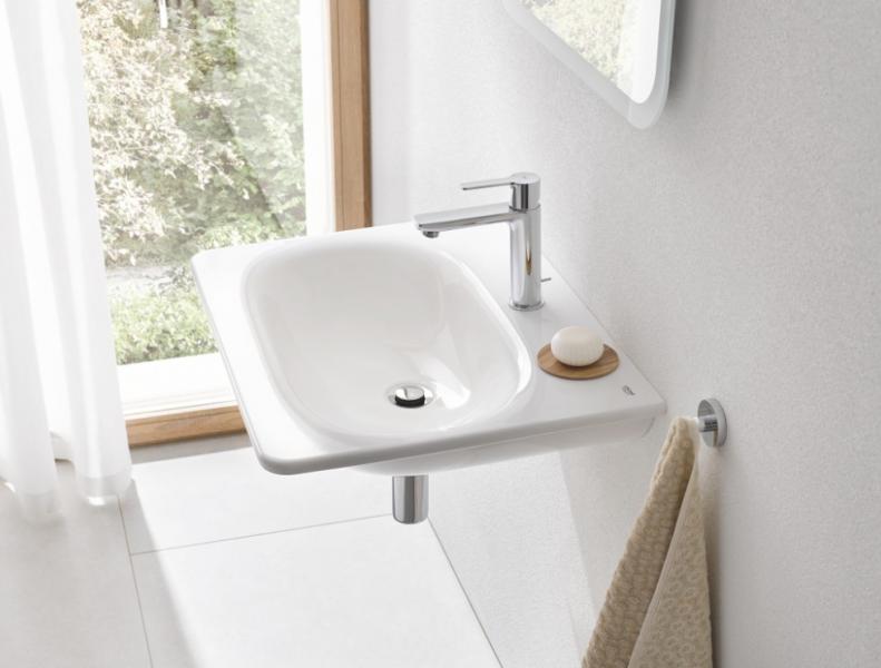 Grohe Essence 60 håndvask t/væg - 1/3 hanehuller Grohe Essence 60 håndvask t/væg - 1/3 hanehuller