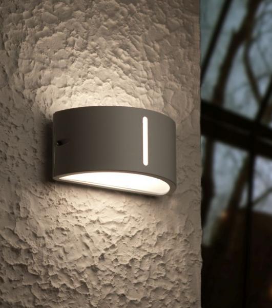 Lutec Architectural Bonn udendørslampe til væg - Rustfrit stål Lutec Architectural Bonn udendørslampe til væg - Rustfrit stål
