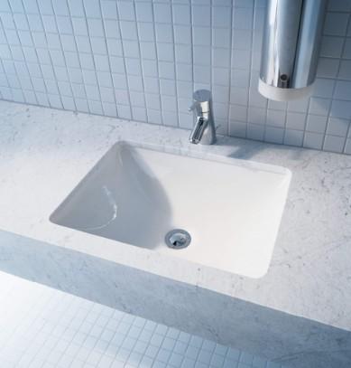 Duravit Starck 3 49 håndvask t/underlimning - Uden hanehul Duravit Starck 3 49 håndvask t/underlimning - Uden hanehul