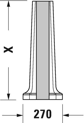 Duravit 1930 s&oslash;jle til h&aring;ndvask 085791