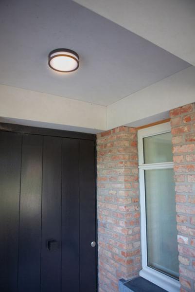 Lutec Architectural Rola udend&oslash;rslampe til v&aelig;g og loft - Mat sort