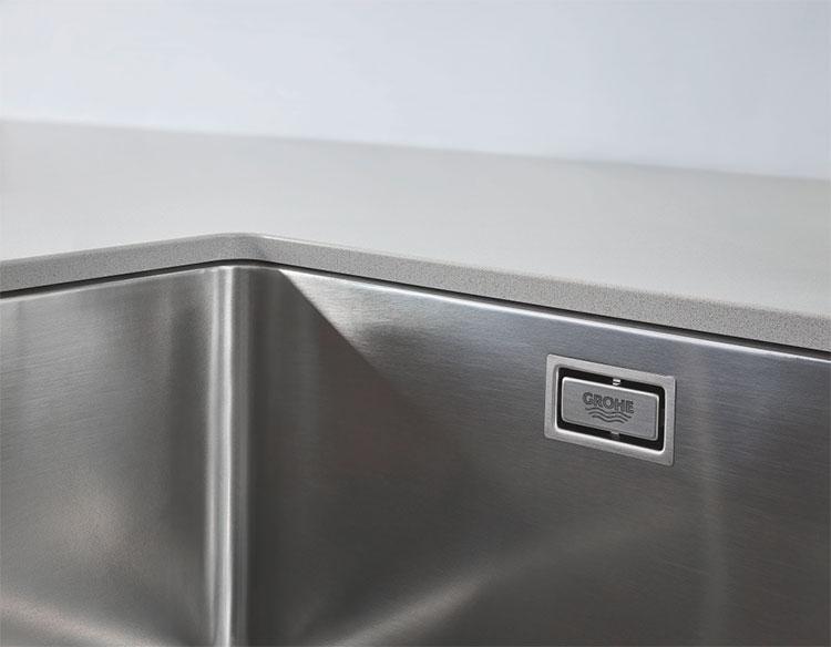 Grohe K700U køkkenvask i rustfrit stål m/skylleskål Grohe K700U køkkenvask i rustfrit stål m/skylleskål