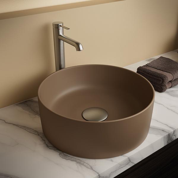 Damixa Iris bowlearmatur m/koldstart u/bundventil - Steel Damixa Iris bowlearmatur m/koldstart u/bundventil - Steel