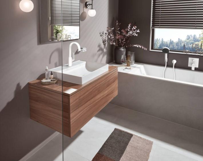 hansgrohe Vivenis 210 håndvaskarmatur m/svingtud u/bundventil - Mat hvid