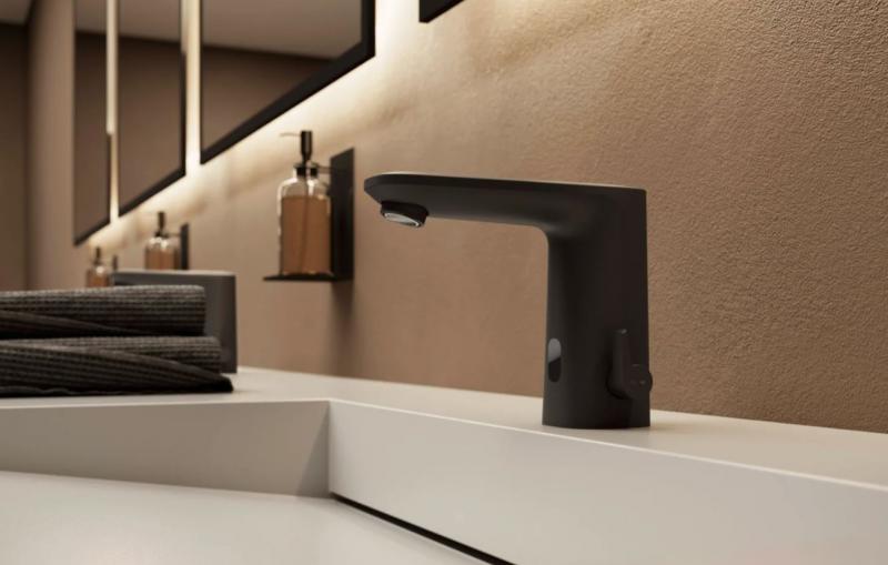 Oras Electra 9212FZ safety berøringsfri vandhane m/håndbruser - Mat sort Oras Electra 9212FZ safety berøringsfri vandhane m/håndbruser - Mat sort