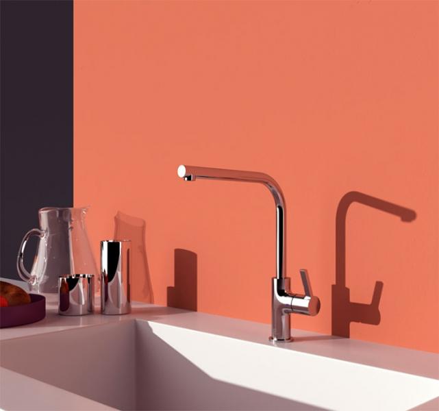 Ideal Standard Gusto køkkenarmatur m/L-tud og svingtud