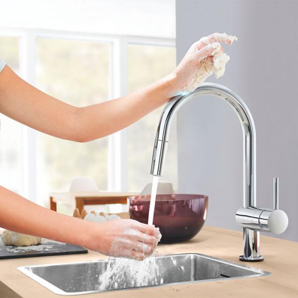 Grohe NEW Minta Touch - Elektronisk køkkenarmatur - Krom