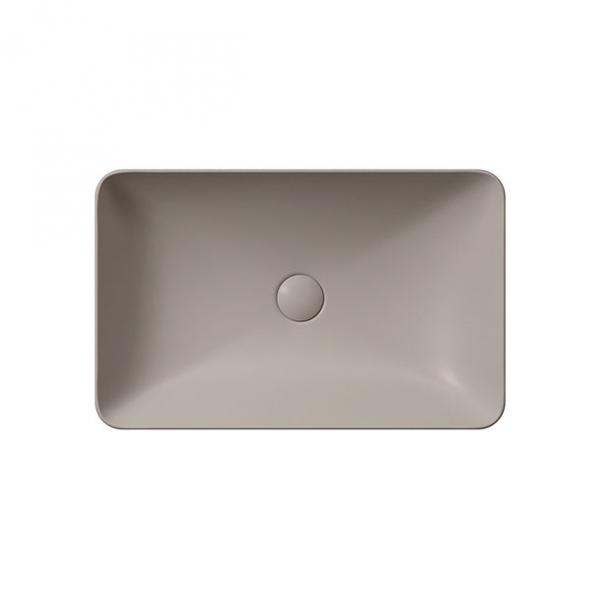 GSI Pura 60 fritstående bowlevask - Firkantet - Uden overløb - Tortora