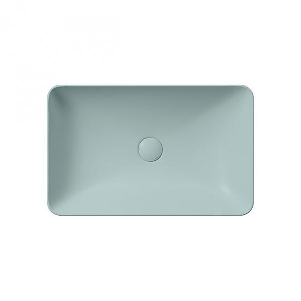 GSI Pura 60 fritstående bowlevask - Firkantet - Uden overløb - Ghiaccio