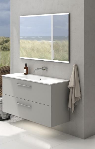 Dansani Panorama spejl med lysstyring - 120