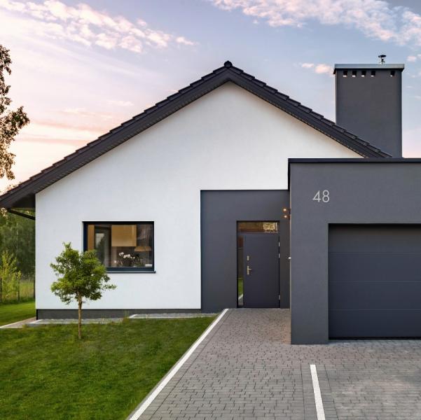 Beslagsboden Nordic husnummer 4 - Mat Grå Beslagsboden Nordic husnummer 4 - Mat Grå