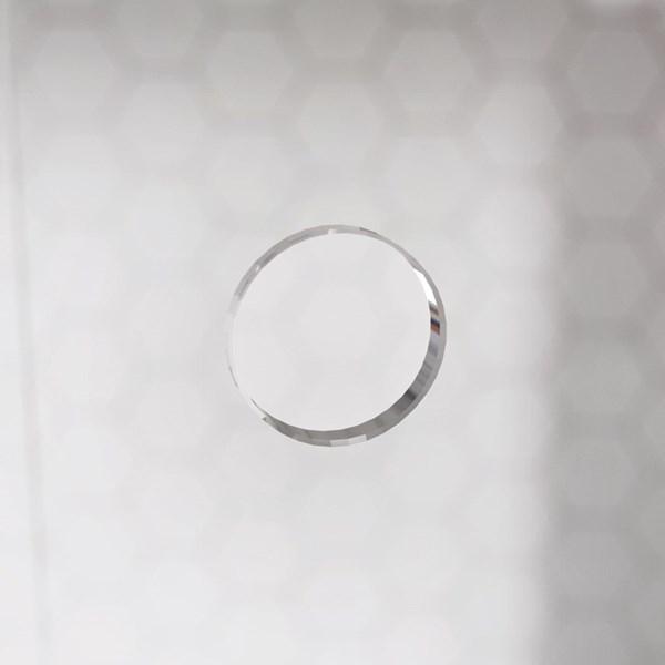 Strømberg Lucca 195 fastvæg med foldedør - Skræddersyet - Krom Strømberg Lucca 195 fastvæg med foldedør - Skræddersyet - Krom