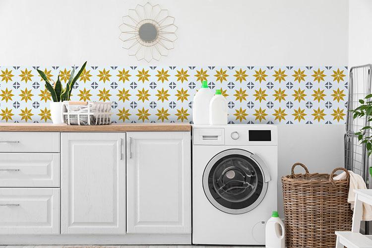 D-C-fix selvklæbende fliser til væg - Alia gold D-C-fix selvklæbende fliser til væg - Alia gold