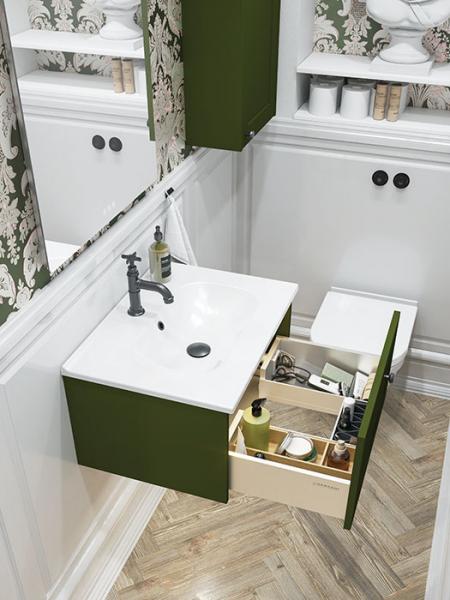 Dansani Luna Classic 60 møbelsæt m/Kantate vask og rammefront - Valgfri farve