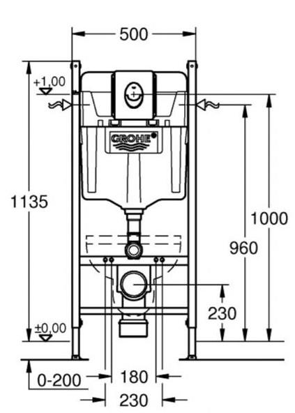 Laufen Pro Rimless mat sort toiletpakke inkl. sæde m. soft-close, cisterne og sort betjening