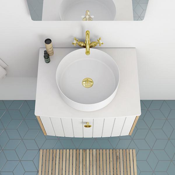 Dansani Circle Ø36 fritstående bowlevask - Uden overløb Dansani Circle Ø36 fritstående bowlevask - Uden overløb