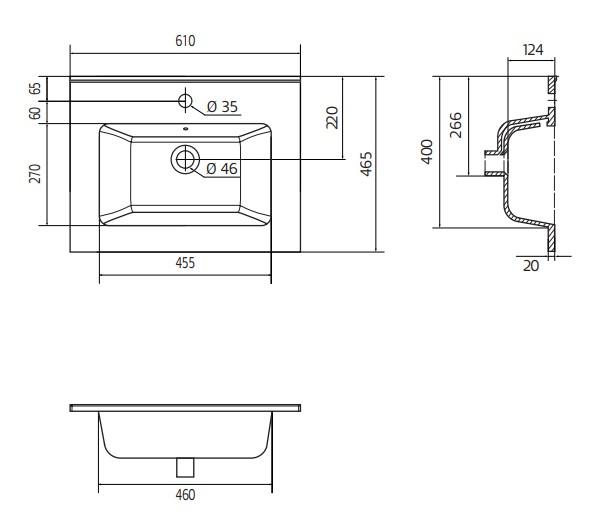 Hafa Haze 60 møbelpakke m/On soft håndvask - Mat grøn Hafa Haze 60 møbelpakke m/On soft håndvask - Mat grøn