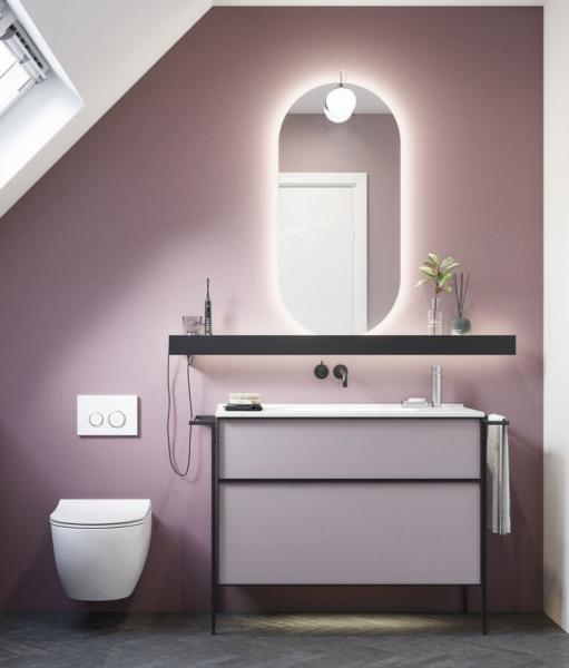 Dansani Bubble LED-lampe til spejl m/lysstyring Ø120mm - Mat sort Dansani Bubble LED-lampe til spejl m/lysstyring Ø120mm - Mat sort