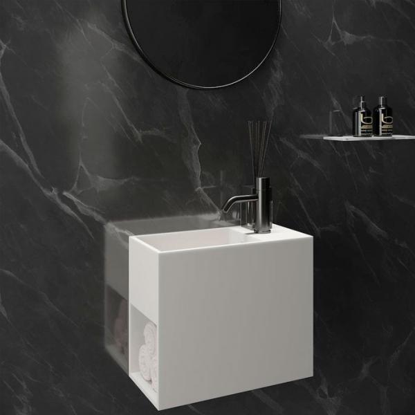 Ideavit Solidwash 45 håndvask t/væg - 1 hanehul Ideavit Solidwash 45 håndvask t/væg - 1 hanehul